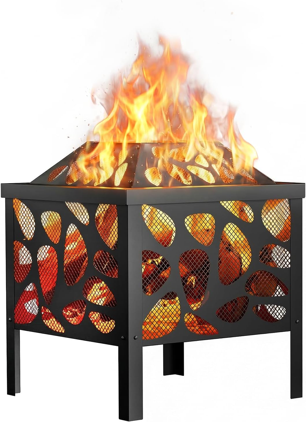 Fire Pit Bowl - Perapian Kayu Bakar Luar Ruangan Ukuran