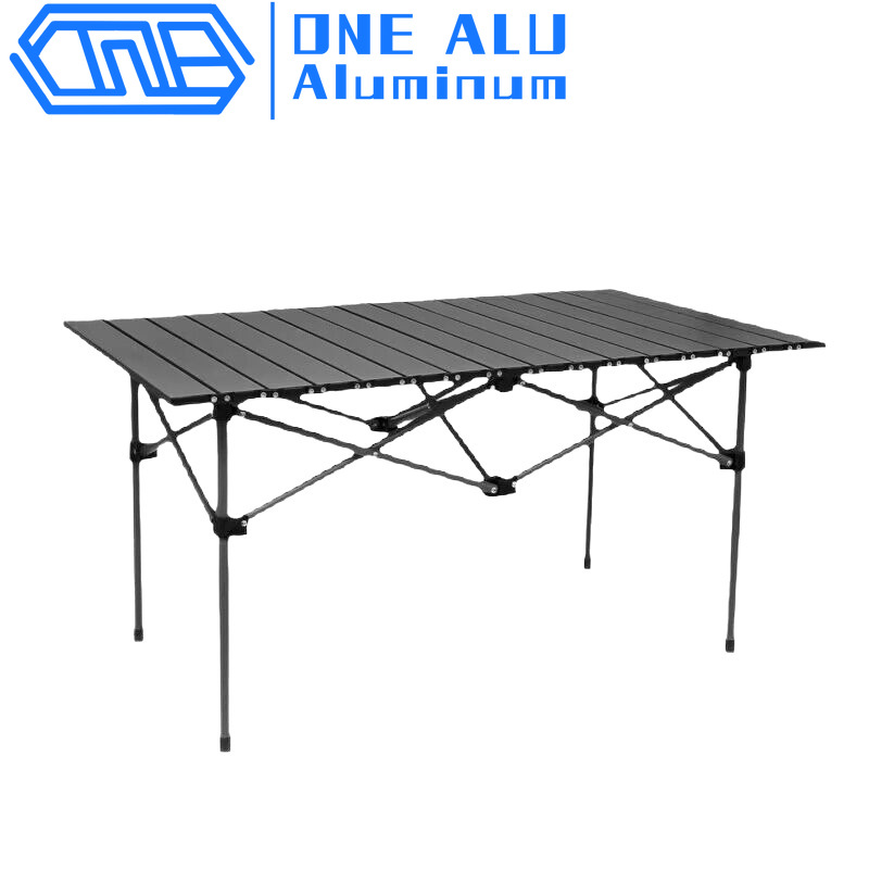 Outdoor Furniture Quality - Meja Piknik Lipat Baja Karbon Portabel