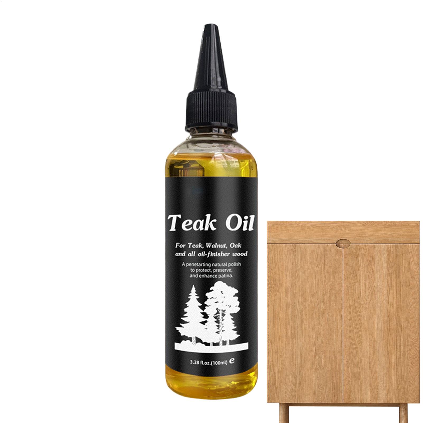 Outdoor Furniture Oil Teak - 100ml Minyak Furnitur Alami Lembut Menutrisi