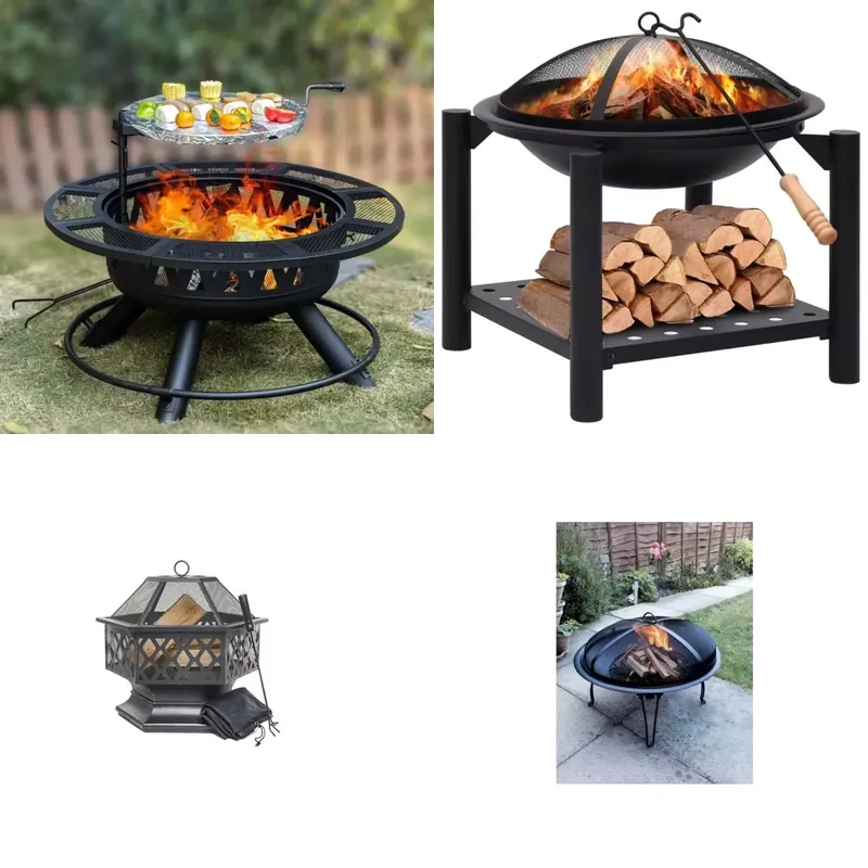 Fire Pit Bowl - Promo Panas 2026: Perapian Besi Luar