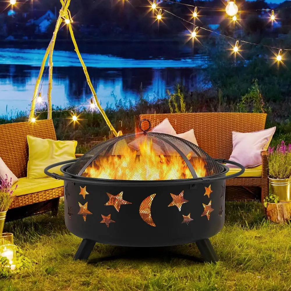 Perapian Luar Ruangan Besar de - Fire Pit Bowl ulasan dan harga