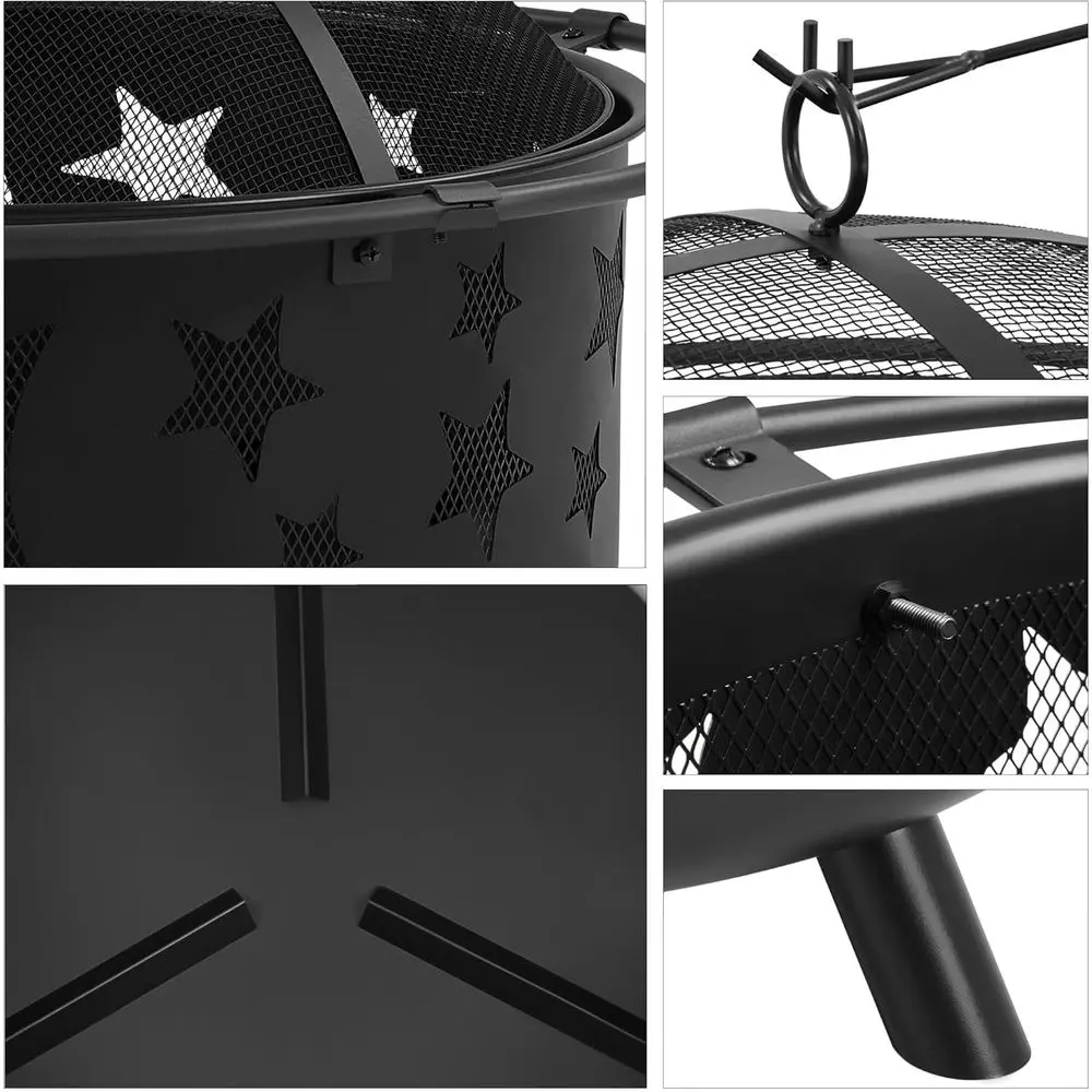 Perapian Luar Ruangan Besar de - Fire Pit Bowl ulasan dan harga