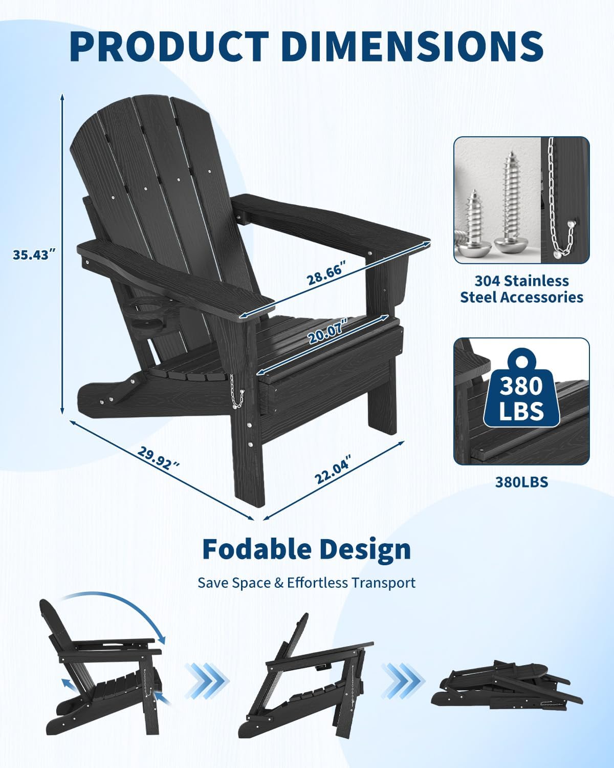 Kursi Lipat Adirondack Plastik - Outdoor Furniture Fire Pit ulasan dan harga
