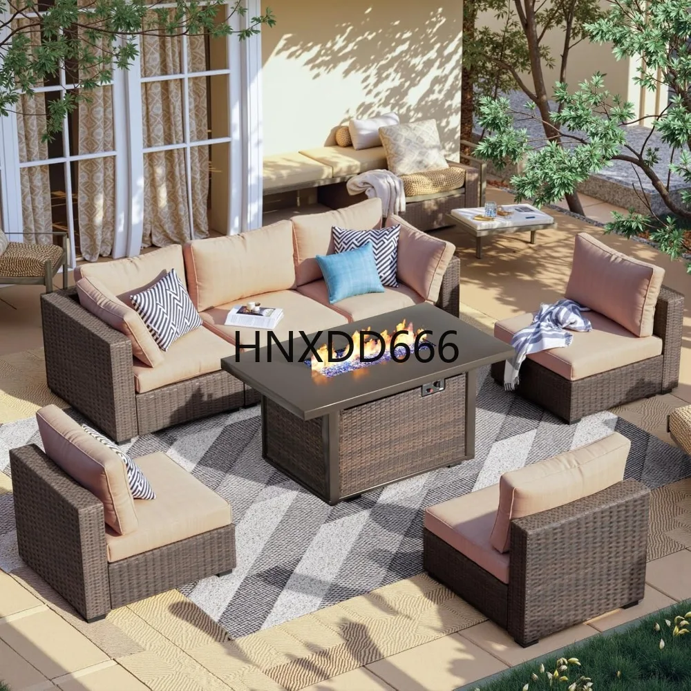 Set Furnitur Teras 7 Buah deng - Outdoor Furniture Fire Pit ulasan dan harga
