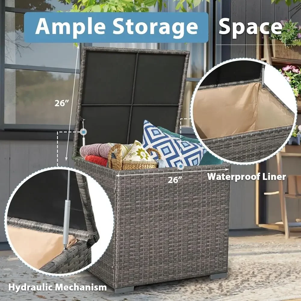 Set Furnitur Teras 8 Bagian de - Outdoor Furniture Fire Pit ulasan dan harga