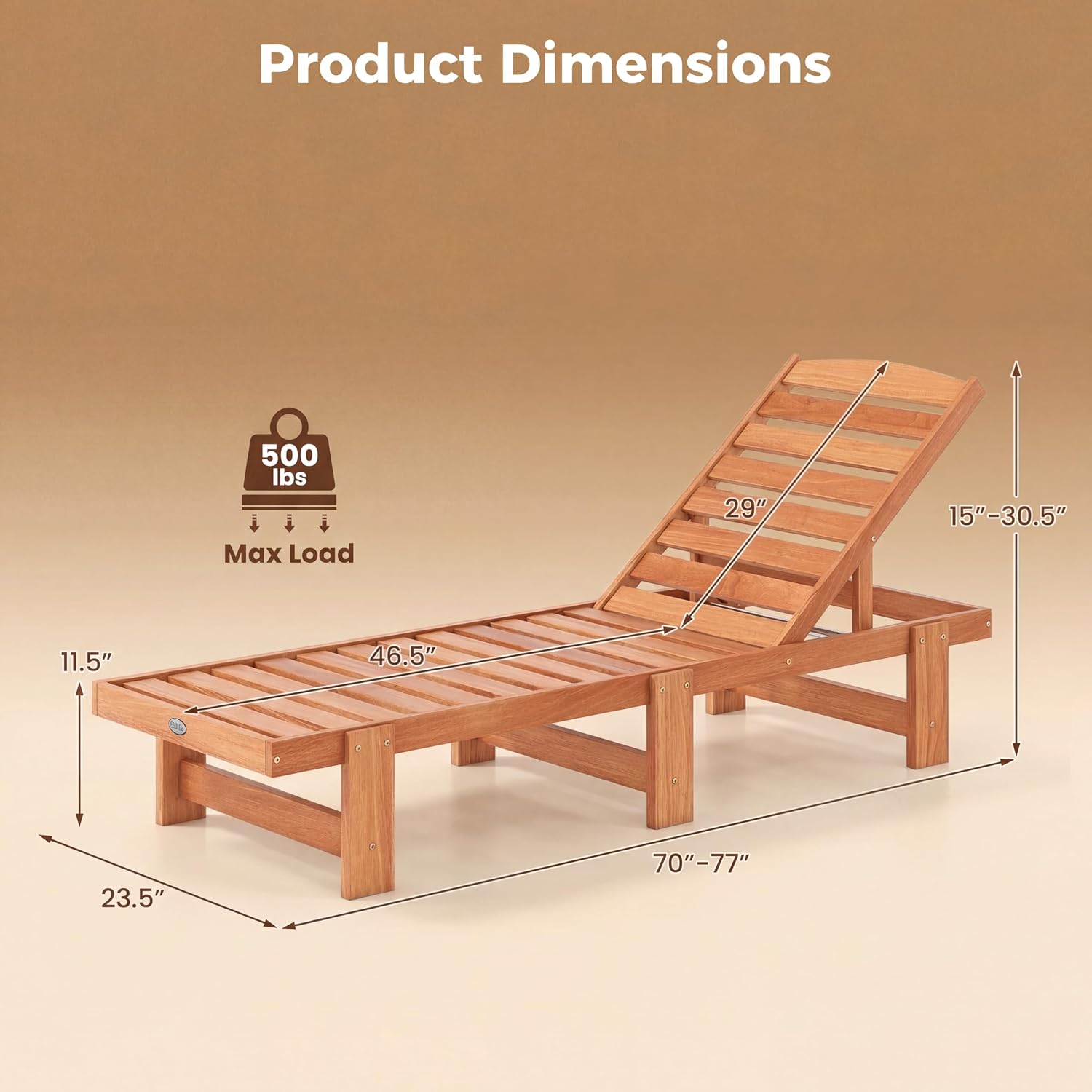 Kursi Santai Kayu Solid, Kursi - Outdoor Furniture Oil Teak ulasan dan harga