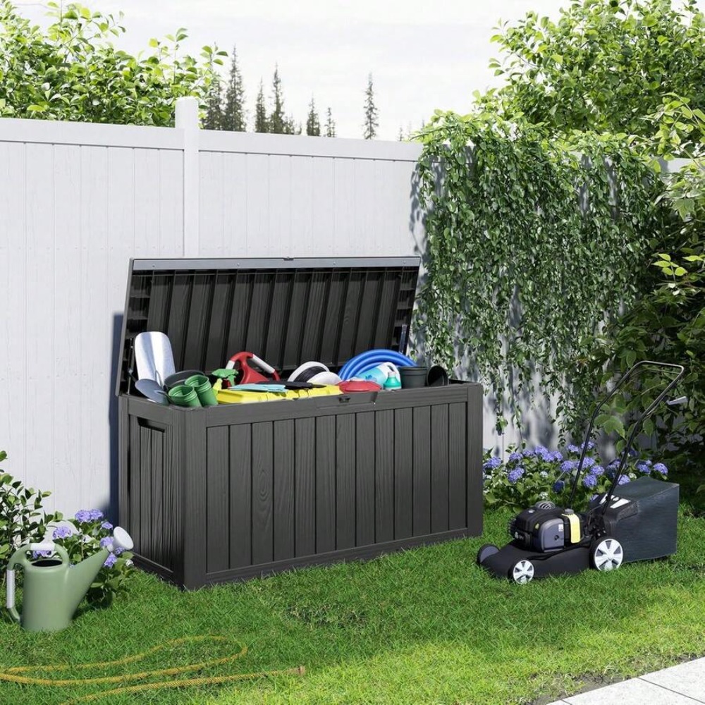 Kotak Penyimpanan Resin 90 Gal - Outdoor Furniture For Pool ulasan dan harga
