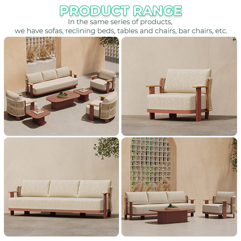 Set Sofa Luar Ruangan Villa Li - Outdoor Furniture Quality ulasan dan harga