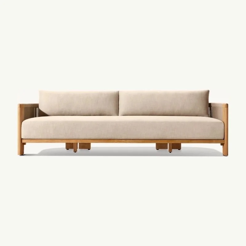 Set Sofa Taman Mewah dari Kayu - Outdoor Furniture Fire Pit ulasan dan harga