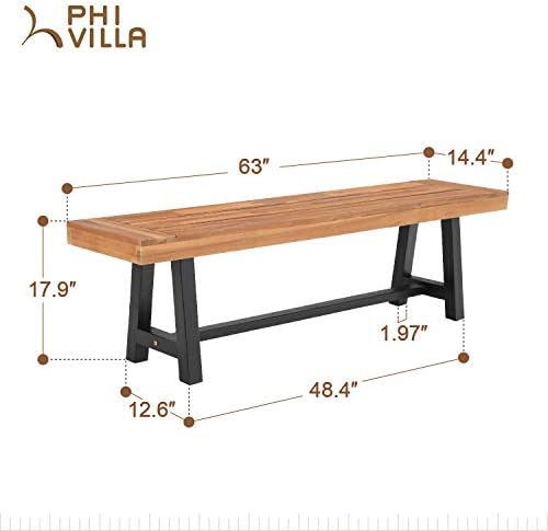 Bangku Kayu Akasia untuk Luar  - Outdoor Furniture Oil Teak ulasan dan harga