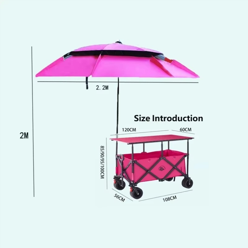 Gerobak Lipat Tugas Berat 420L - Outdoor Furniture Quality ulasan dan harga